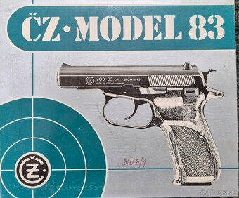 CZ 83, kal. 9mm Browning - 2