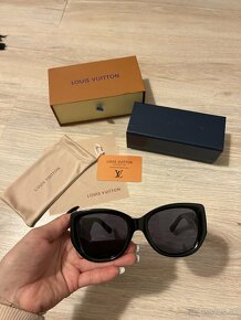 Louis Vuitton slnečné okuliare - čierne (LV3) - 2