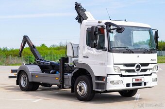 MERCEDES ATEGO1224 HÁKOVÝ NOSIČ KONTAJNEROV HYDRAULICKÁ RUKA - 2