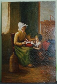 OBRAZ - Olejomaľba - Holandská škola - 2