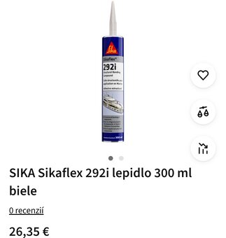 SIKA Sikaflex 292i lepidlo(silikón) - 2