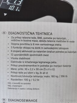 Diagnosticka váha Silvercrest - 2