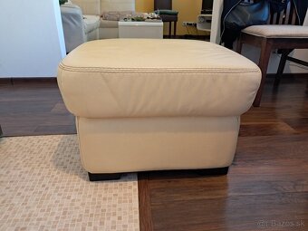 Kožená Taburetka - 2