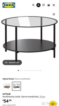 Konferenčný stolik - Ikea Vittsjo - 2