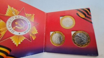 Zberateľská sada mincí Rusko - 70. výročie víťazstva (2015) - 2