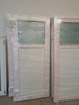 Vchodové plastové dvere 90cm/100cm - 2