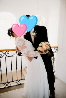 Svadobné šaty veľkosť 44 - 2