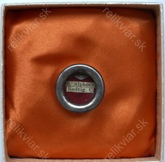 Relikviár z 20. storočia s relikviou Svätý Alfonz Rodríguez - 2