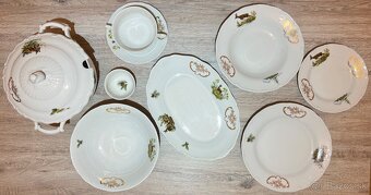 Jedálenska súprava s poľovníckym motívom pre 6 osôb - 2