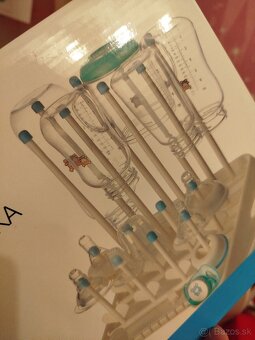 Sklopiteľný odkvapkávač na fľaše, cumlíky NOVÝ - 2