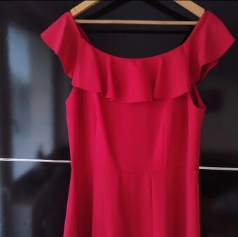 Červené spoločenské šaty - 2