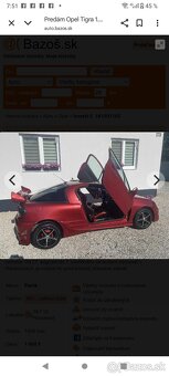 Predám Opel tigra 1.6 benzín - 2