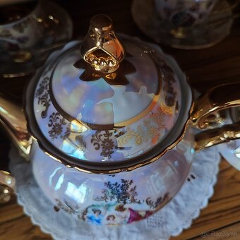 Čajová súprava - karlovarský porcelán - 2