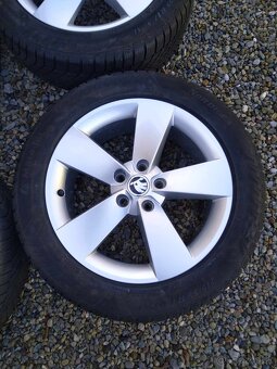 17" sada alu ŠKODA,VW,SEAT,AUDI + pneu. - 2