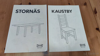 Predám IKEA roskladací stôl STORNÄS so stoličkami - 2