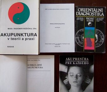 knihy  Akupunktúra, hypnóza, orientálna diagnostika,... - 2