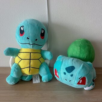 Plyšák Pokemon Bulbasaur a Squirtle - 2