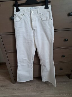 Biele rifle Anine Bing x Gina Tricot 34 - 2