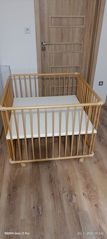 Drevená detská ohrádka - 2