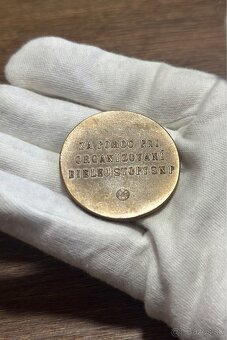 Medaila biela stopa 1984 SNP - 2