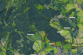 TRENČÍN (Zlatovce) - 925 m2 PÔDA a LESY – PREDAJ - 2
