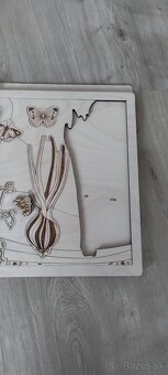 Koreňová zelenina - drevené edukačné puzzle - 2