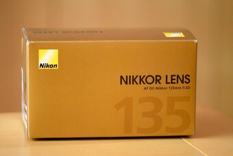 Nikkor AF DC 135mm f2D- nový - 2