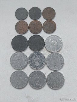 Mince nemecke reichs pfenigy. - 2