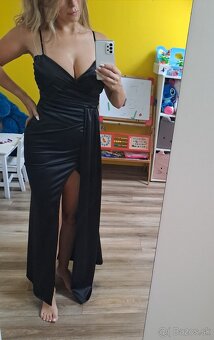 Spoločenské šaty čierne - 2