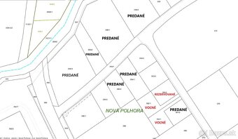 POSLEDNÉ 2 STAVEBNÉ POZEMKY NA PREDAJ 667 m2 - NOVÁ POLHORA - 2