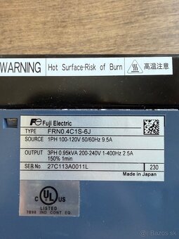 Frekvenčný menič FRENIC-mini 0.95 - 2