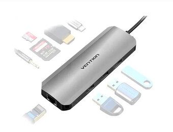 USB C - Dokovacia stanica / USB hub - 2