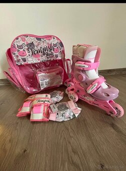 Detské kolieskové korčule Temp+ výbava - 2