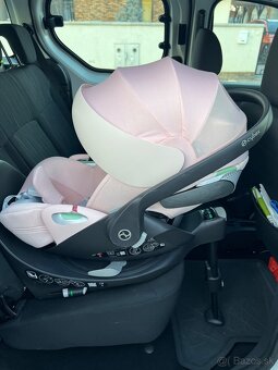 Cybex Cloud T i-size Plus Platinum Peach Pink - 2