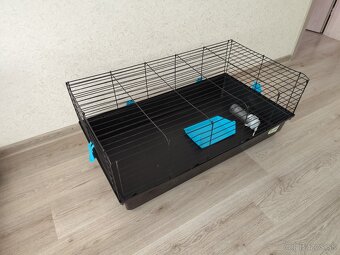 Predám klietku pre morča/králika s výbavou - 2