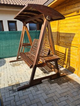 Záhradná hojdačka TEAK - 2