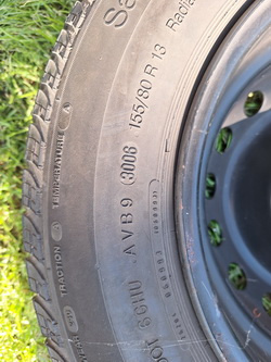 Staršie letné pneumatiky na Fiat Panda - 2