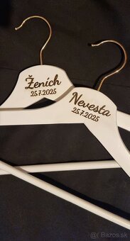 Svadobné vešiaky, kniha hostí, svadobné dekorácie - 2