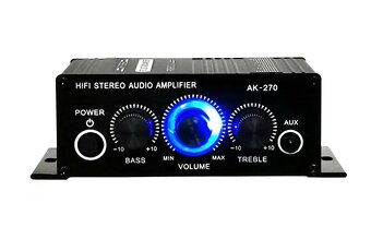 (IHNEĎ) Zosilňovač 2x20W, s adaptérom - 2