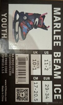 Detské korčule na ľad o veľkosti 17- 20,5cm (EUR 29-34) - 2