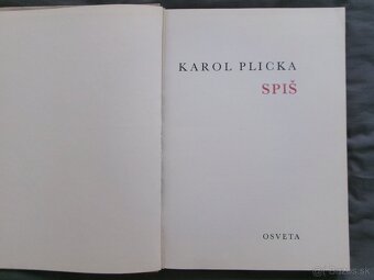 Plicka Karol - Spiš. - 2