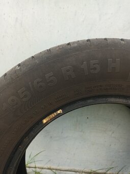 Predám letné pneumatiky 195/65R/15 H - 2
