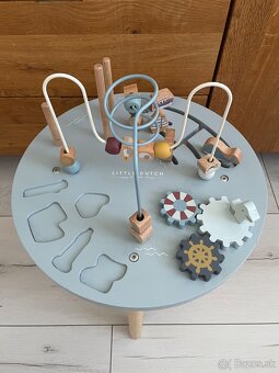 Modrý stolík little dutch - 2