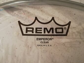 Predám 3 ks blany Remo Emperor Clear 10"+12"+14" - 2
