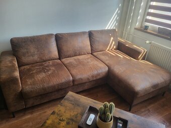 Kožená rohová sedačka - 2