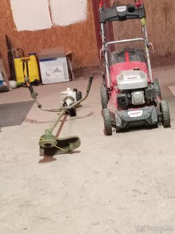 Krovinorez stihl a kosačka hecht - 2