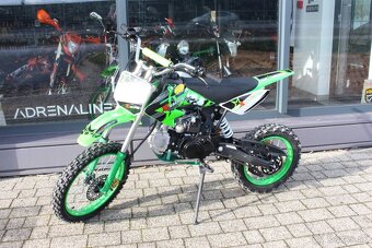 Predám Pitbike 125 cm3 zelený na kolesách 17"/14" - 2