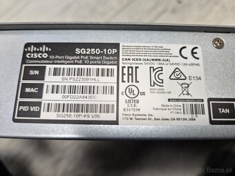 Cisco switch SG250-10P 10-port Gigabit PoE - 2
