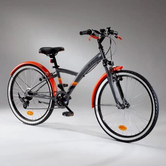 Bicykel BTWIN 500S Kids' 24" Hybrid Bike 8-12 rokov - 2
