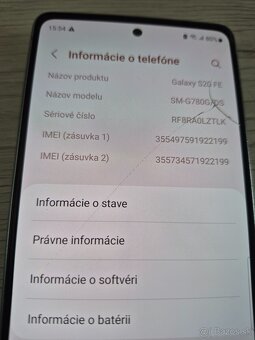 Predám SAMSUNG Galaxy S20 FE 128GB/8GB - 2